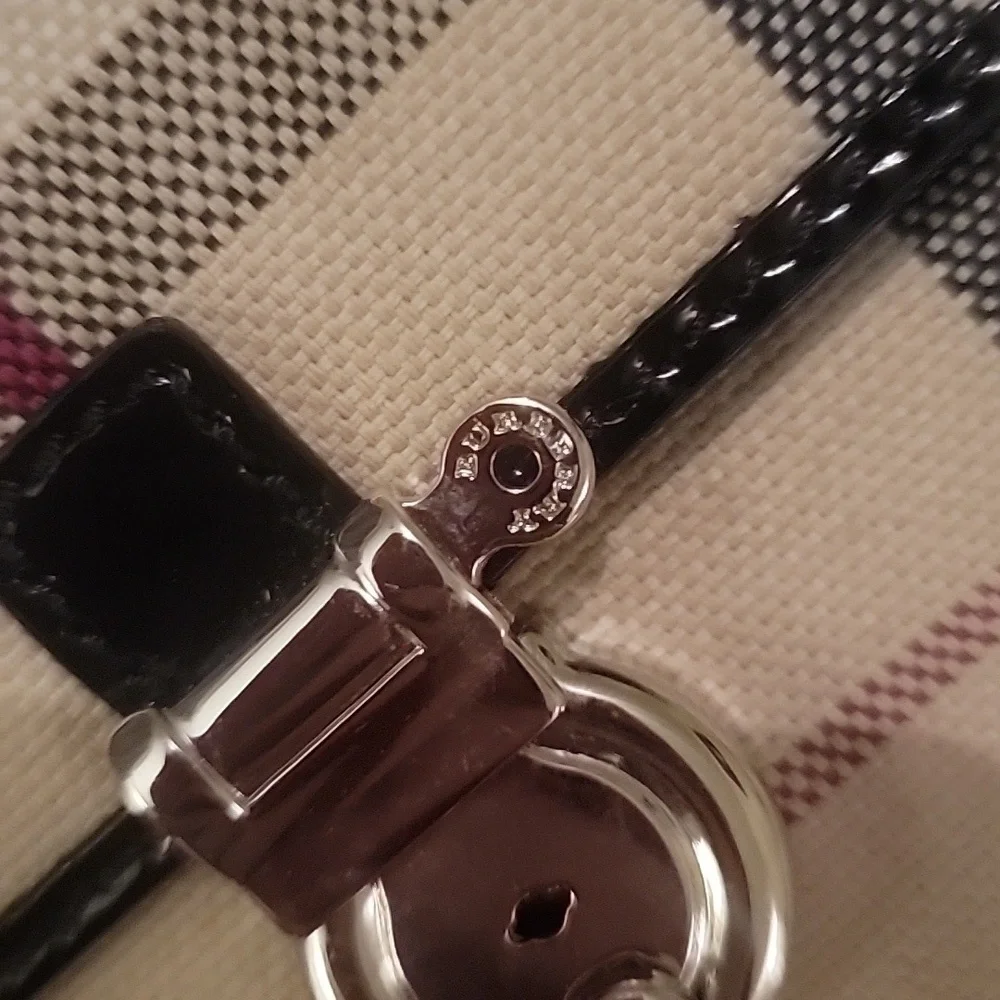 Burberry Wristlet Clutch. Burberry Plaid W/ Black Trim. Gorgous! BN. - Picture 5 of 8